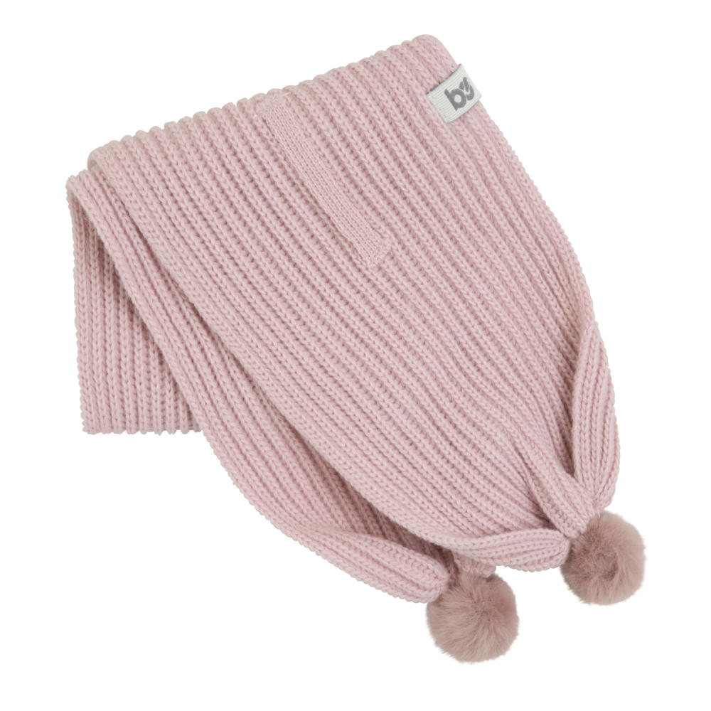 Roze jongens en meisjes Baby's Only gebreide sjaal Cool van acryl met effen