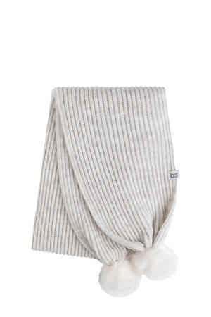 gebreide sjaal Cool off white