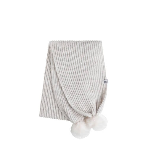 Baby's Only gebreide sjaal Cool off white Wit Meisjes Acryl Effen