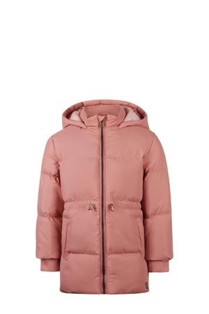 gewatteerde jas roze