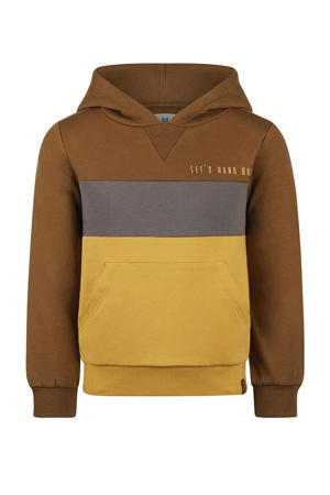 hoodie bruin gebreid