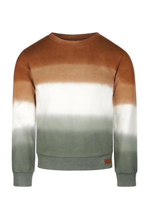 sweater bruin gebreid