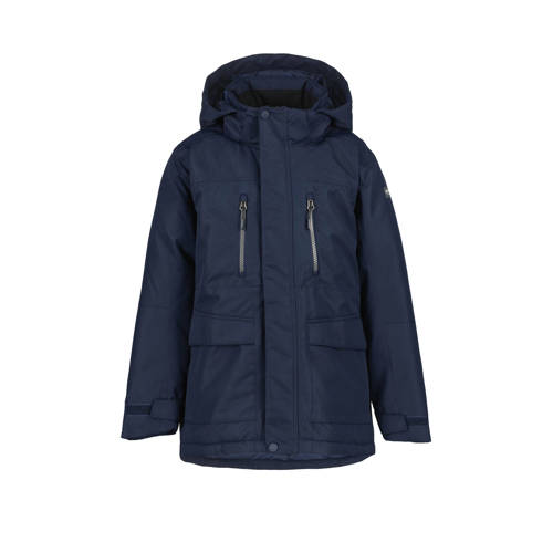 Icepeak parka Kanosh donkerblauw Outdoor jas Jongens Polyester Capuchon - maat 176 afbeelding