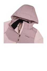 thumbnail: Lichtroze en lilakleurige meisjes Icepeak ski-jas Loris van polyester met effen en capuchon
