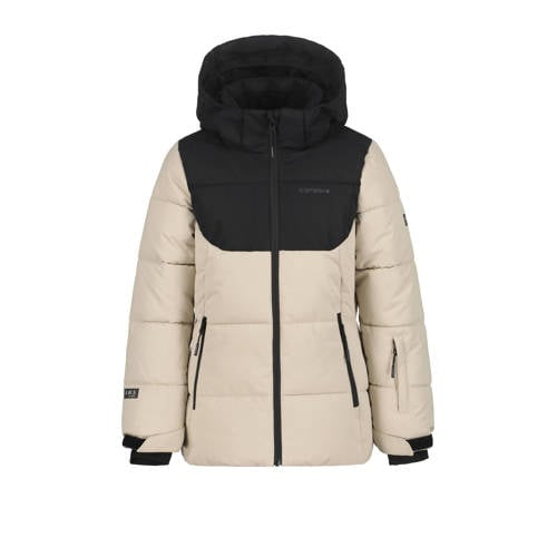 Icepeak ski-jas Loris beige Skijack Meisjes Polyester Capuchon Effen - maat 176 afbeelding