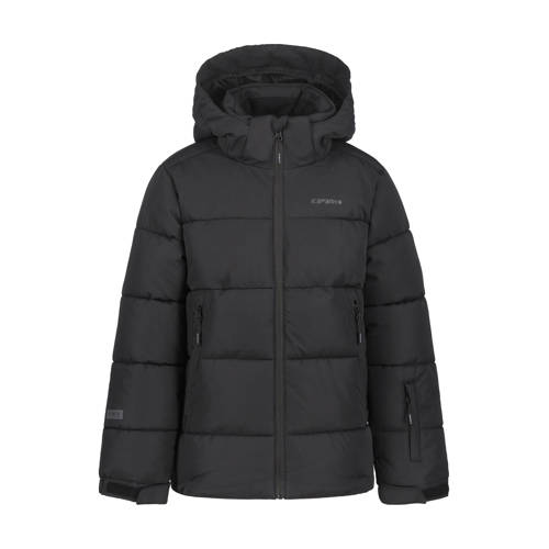Icepeak ski-jas Louin zwart Skijack Jongens Polyester Capuchon Effen - maat 128 afbeelding