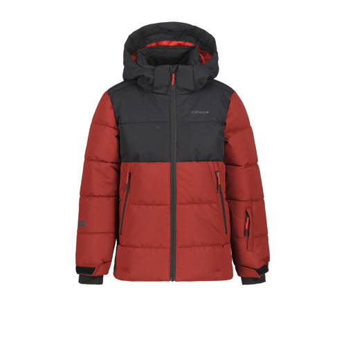 Icepeak ski-jas Louin donkerrood Skijack Jongens Polyester Capuchon Effen - maat 176 afbeelding