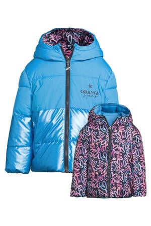 reversible colourblock jas Isa all-over print
