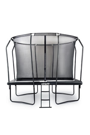 Premium Rechthoekige Trampoline met Veiligheidsnet - Gratis trap 183 x 274 x 245 cm