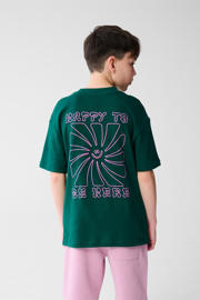 thumbnail: Shoeby T-shirt donkergroen