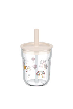 Mio kunststof kinderglas (250 ml) (met rietje)