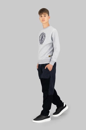 loose casual broek donkerblauw