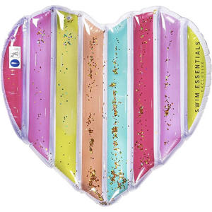 color rush heart luchtbed (150 x 120 cm)