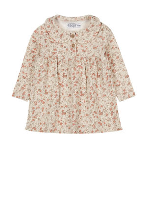 korte jurk beige