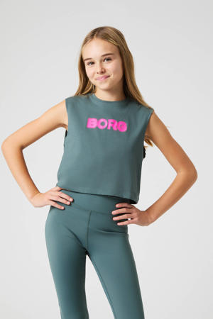 3-delige set meisjes hip hop danskleding, streetdance kleding voor kinderen, hoodie, tanktop, joggingbroek, roze, 140