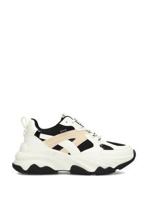 Gigi  chunky sneakers wit/beige/zwart