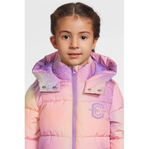 Coolcat pufferjas met C logo Lizzy multi Meisjes Polyester Capuchon Logo