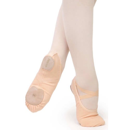 Papillon balletschoenen roze Meisjes Canvas Effen