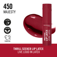 thumbnail: Rimmel London Thrill Seeker Lip Latex lippenstift - 450 Majesty