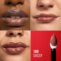 thumbnail: Rimmel London Thrill Seeker Lip Latex lippenstift - 100 Sassy