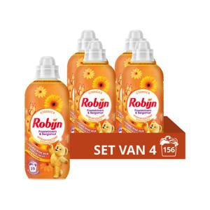 Passiebloem & Bergamot wasverzachter - 4 x 39 wasbeurten - 156 wasbeurten