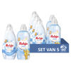 Robijn Perfect Match Stralend Wit wasmiddel + Jasmijn & Sandelhout wasverzachter pakket - 5 stuks - 60 wasbeurten