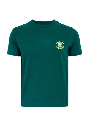T-shirt donkergroen