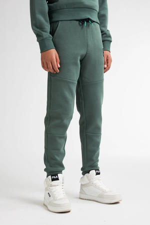 regular sweatpant donkergroen
