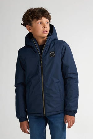winterjas marineblauw