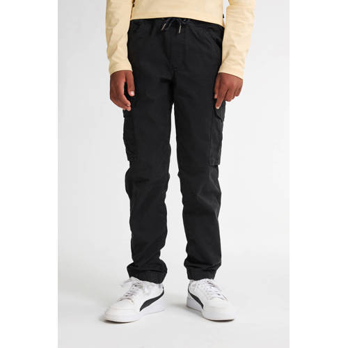 Petrol Industries regular casual broek zwart Jongens Stretchkatoen Effen - maat 152 afbeelding