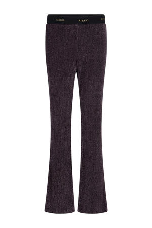 flared broek paars