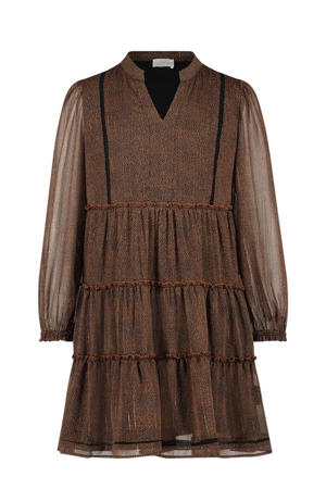 korte jurk bruin