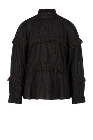 blousetop zwart
