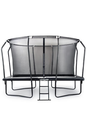 Premium Rechthoekige Trampoline met Veiligheidsnet incl. trap 244 x 366 x 265 cm