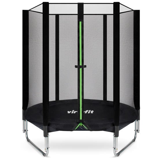 zwarte trampoline op poten