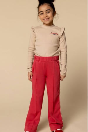 relaxed casual broek rood