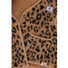 LOOXS little teddy gilet met panterprint bruin