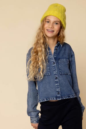 blouse medium blue denim