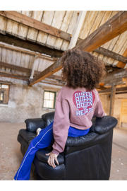 thumbnail: LOOXS 10sixteen sweater met backprint oudroze