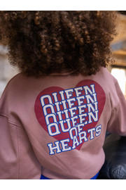 thumbnail: LOOXS 10sixteen sweater met backprint oudroze