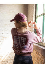 thumbnail: LOOXS 10sixteen sweater met backprint oudroze