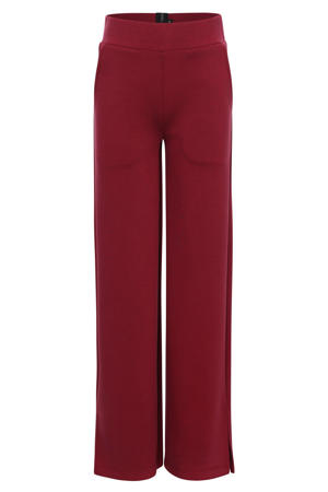 casual broek donkerrood