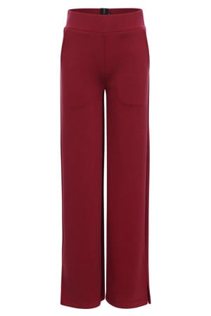 casual broek donkerrood