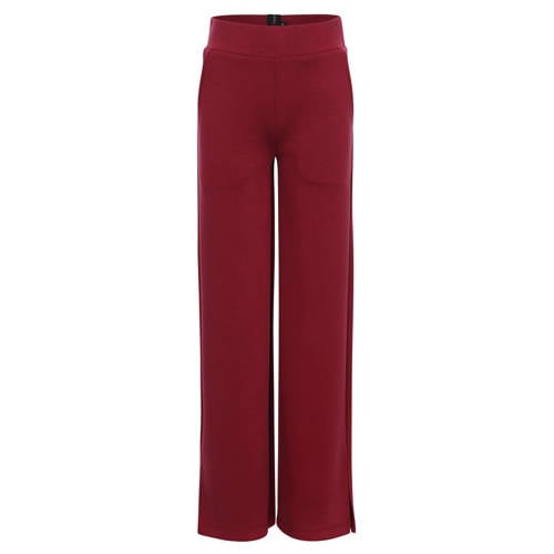 LOOXS 10sixteen casual broek donkerrood Meisjes Sweat Effen - maat 146 afbeelding