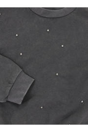 thumbnail: Grijze meisjes LOOXS 10sixteen sweater van katoen met lange mouwen, ronde hals en geribde boorden