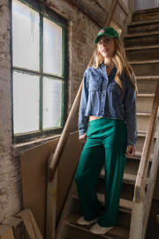 thumbnail: LOOXS 10sixteen casual broek groen