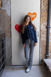 thumbnail: LOOXS 10sixteen flared broek blauw