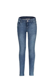 thumbnail: Medium blue denim meisjes Raizzed skinny jeans van stretchdenim met regular waist, rits- en knoopsluiting en effen