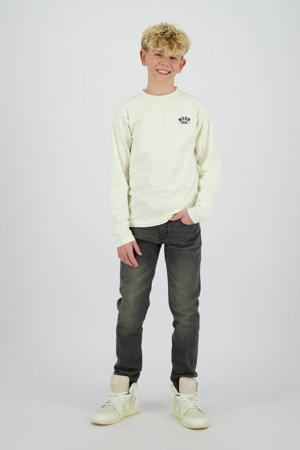 straight leg jeans grey denim