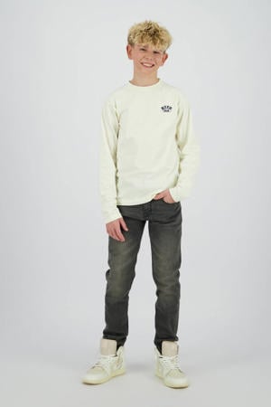 straight leg jeans grey denim